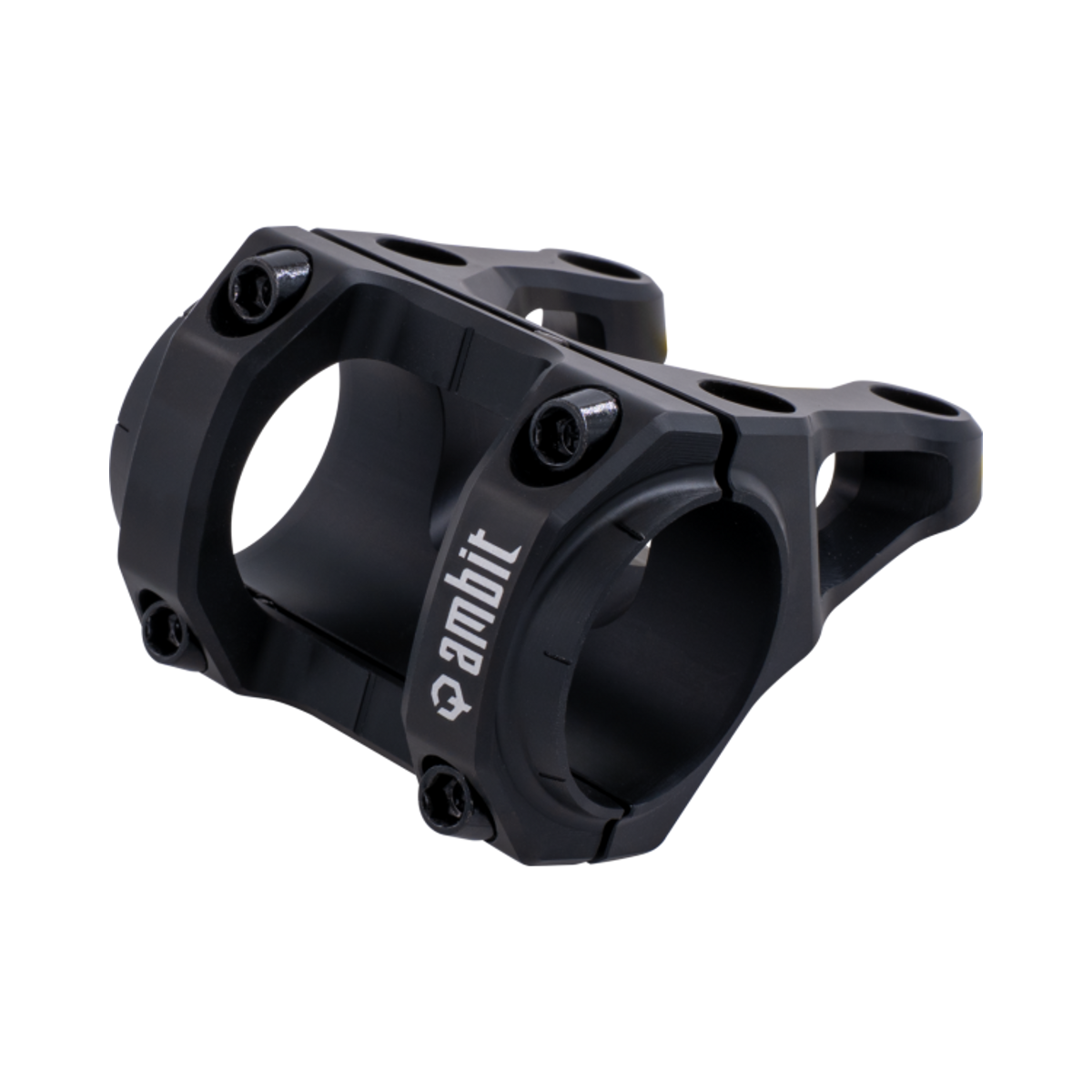 Vorbau AMBIT Gravity Control DH Schwarz — Hauptansicht auf weißem Hintergrund