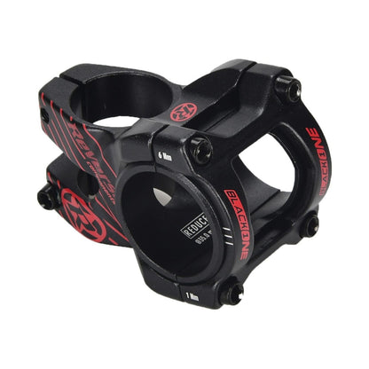 REVERSE COMPONENTS BLACK ONE D-2 Vorbau Schwarz/Rot — Hauptansicht auf weißem Hintergrund