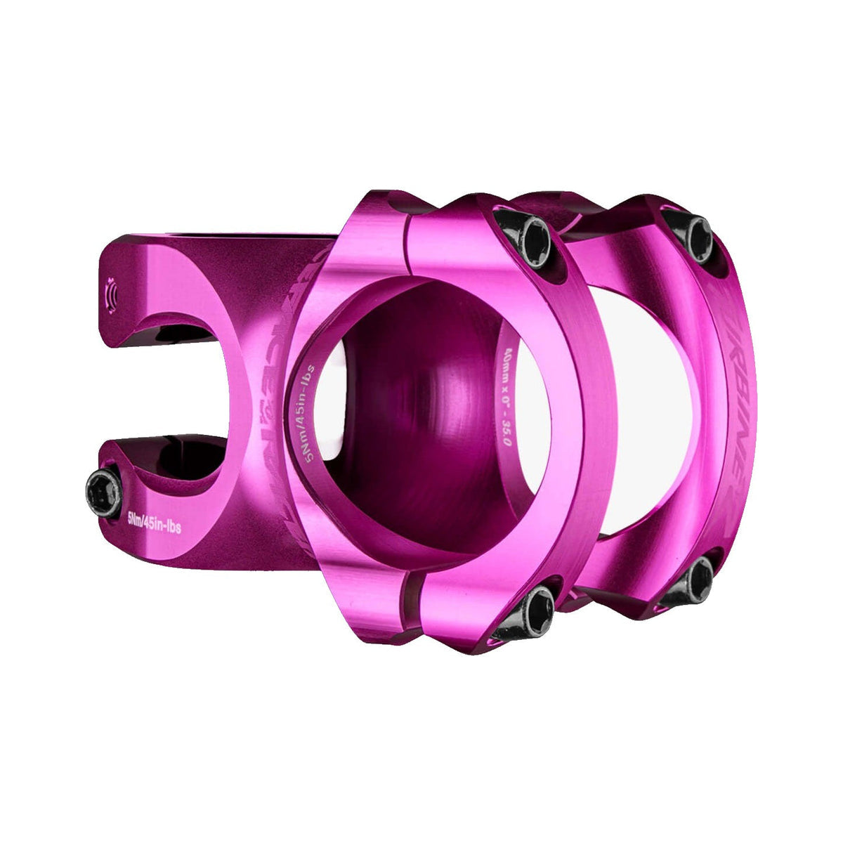 Vorbau RACE FACE TURBINE R 35 Violett — Hauptansicht auf weißem Hintergrund