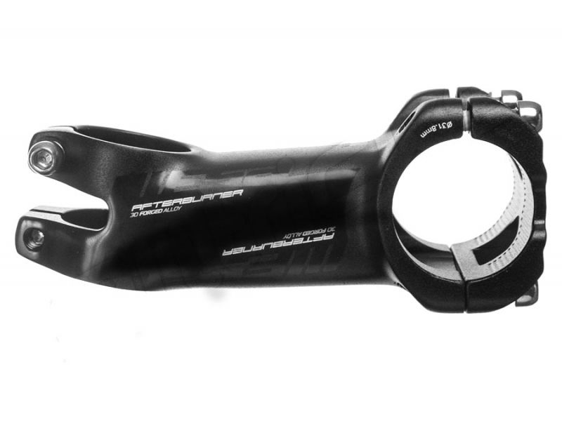 FSA AFTERBURNER Vorbau Aluminium -12° Schwarz — Ansicht von rechts