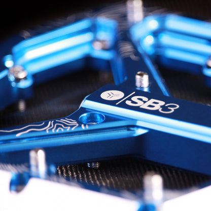 Plattformpedale SB3 SPECTRUM Blau
