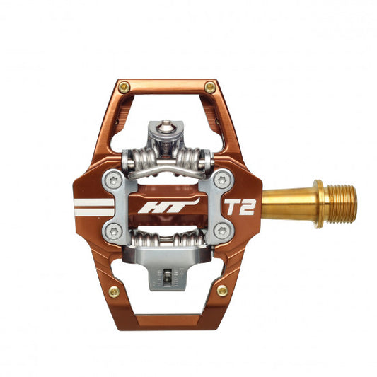 HT-Pedale COMPONENTS ENDURO T2T Titanium Bronze