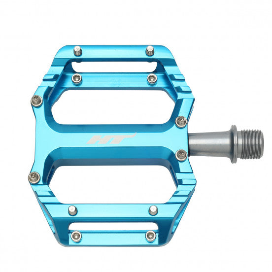 BMX-Flachpedale HT COMPONENTS AR09SX Türkisblau