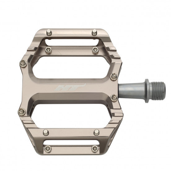 BMX-Flachpedale HT COMPONENTS AR09SX Grau