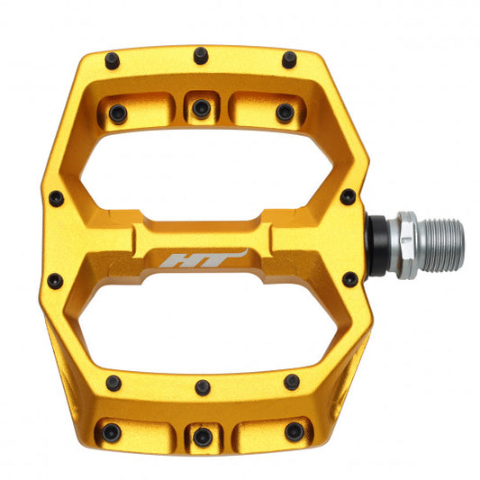 Pedale flach HT COMPONENTS SPIDER AF03 Gold