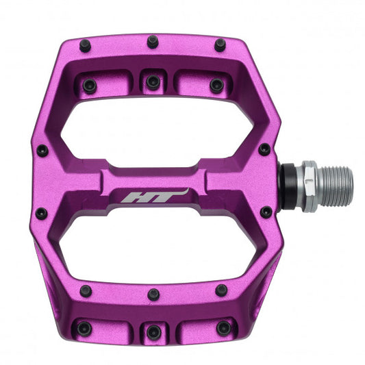 Pedale flach HT COMPONENTS SPIDER AF03 Violett