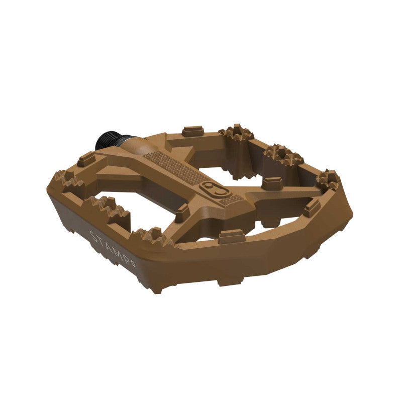 braun pedale Pedale flach CRANKBROTHERS STAMP 0 Small Braun – Probikeshop