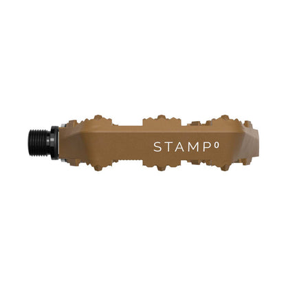 Plattformpedale CRANKBROTHERS STAMP 0 Small Braun