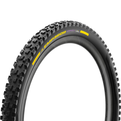 PIRELLI SCORPION EMPEROR Reifen 29x2.50 Supersoft DH+Wall Tubeless Ready Faltreifen Schwarz/Gelb Team Edition