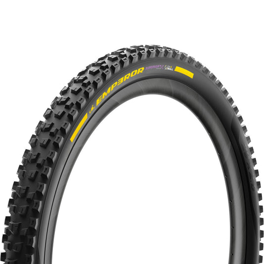 PIRELLI SCORPION EMPEROR Reifen 29x2.50 Supersoft DH+Wall Tubeless Ready Faltreifen Schwarz/Gelb Team Edition