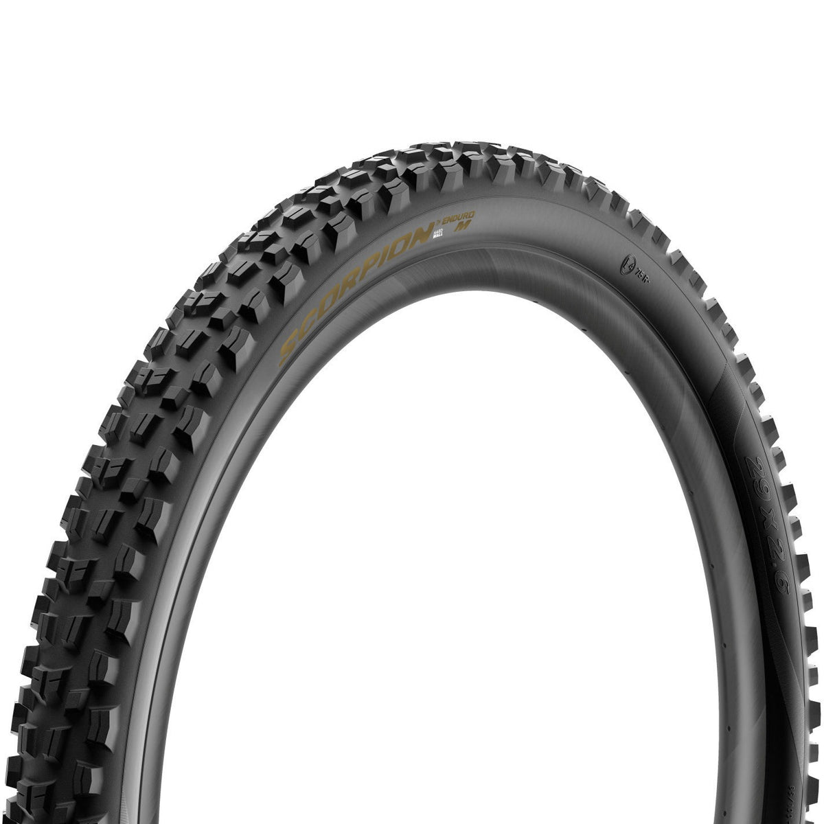 PIRELLI SCORPION ENDURO M COLOUR EDITION Reifen 29x2.60 HardWall Tubeless Ready Faltreifen Schwarz/Gold