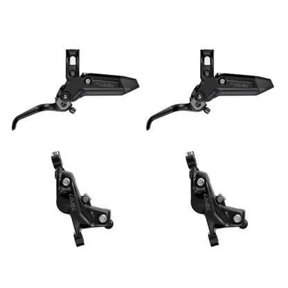 Bremspaar SRAM LEVEL SILVER STEALTH 4 Kolben Schwarz