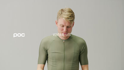 Rennrad-Helm POC VENTRAL LITE Weiß/Schwarz Matt