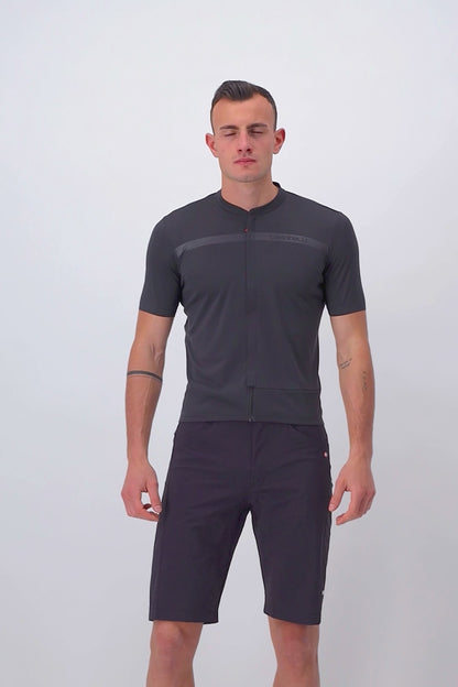 Trikot CASTELLI UNLIMITED ALLROAD Kurzarm Grau