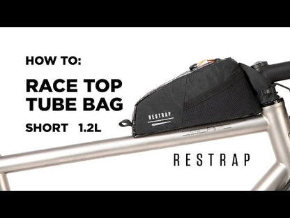 Rahmentasche RESTRAP RACE TOP TUBE BAG SHORT 1.2 L Schwarz