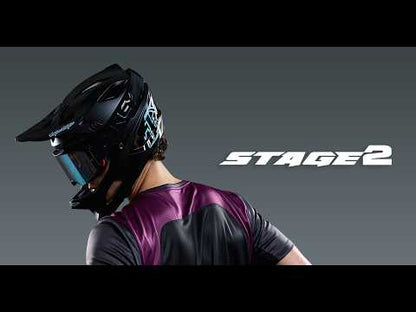 MTB-Helm TROY LEE DESIGNS STAGE 2 HIGH VIZ Anthrazit/Gelb