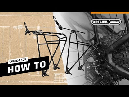 Gepäckträger ORTLIEB QUICK RACK LIGHT Schwarz
