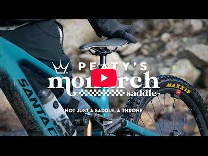Sattel PEATY'S Monarch Rails Cromo Schwarz