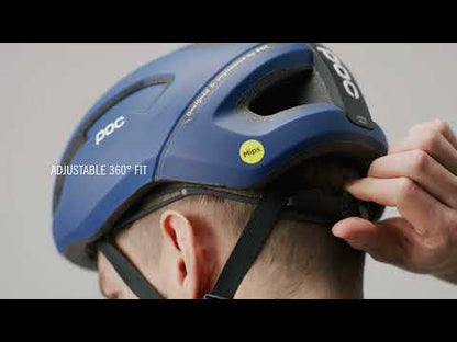 Rennrad-Helm POC OMNE AIR MIPS Grau Matt