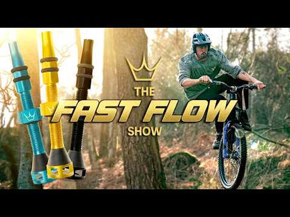 Tubeless-Ventile PEATY'S HOLESHOT FAST FLOW 42mm (x2) Rot