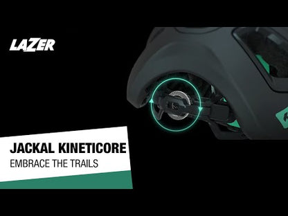 MTB-Helm LAZER JACKAL KINETICORE Schwarz Matt