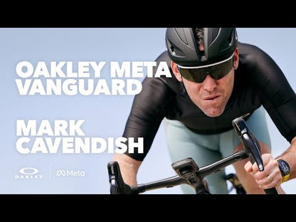Brille OAKLEY VANGUARD META Schwarz Glas Prizm Road