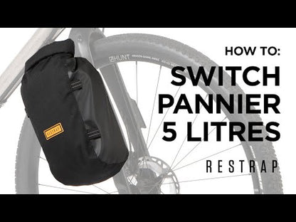 Gabeltasche RESTRAP SWITCH PANNIER 5 L Schwarz