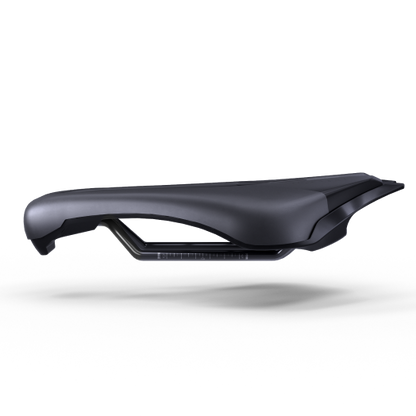 Sattel PRO TSA TT/Tri 1.2 STEALTH AERO 132mm Inox-Schienen Schwarz