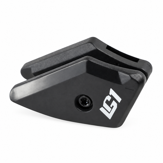 Untere Führung für E-THIRTEEN-Kettenführung LG1 Gen 2/LG1/LG1+/LG1 Race, Schwarz, #CGS20.SLDR.LWR.K — Produktansicht auf weißem Hintergrund