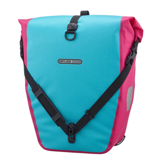 Gepäckträgertasche ORTLIEB BACK ROLLER CYBER 20 L Blau/Pink