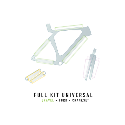 Rahmenschutz MONKEY'S SAUCE FULL UNIVERSAL Rennrad Matt