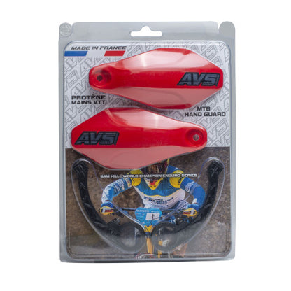 Handschutz AVS BASIC Kunststoff-Lasche Rot