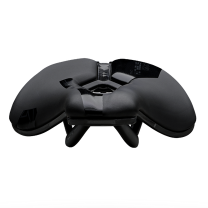 Sattel PRO STEALTH TEAM CURVED 142mm Carbon-Schienen Schwarz