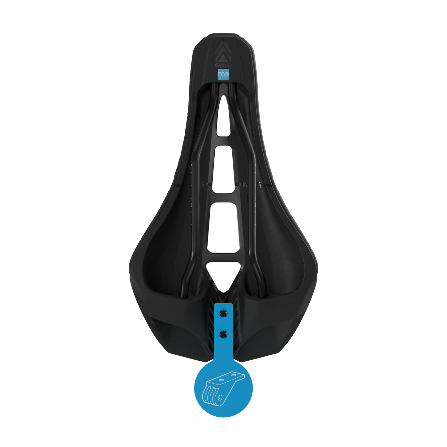 PRO STEALTH 3D PERFORMANCE Sattel 152mm Edelstahlschienen Schwarz