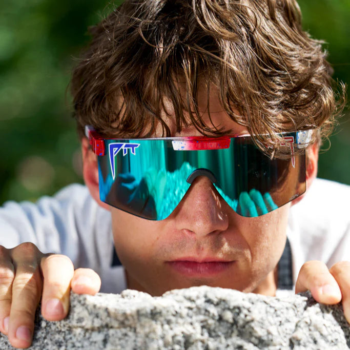 Brille PIT VIPER THE FIRECRACKER ORIGINAL WIDE HDPV Polarized Blau