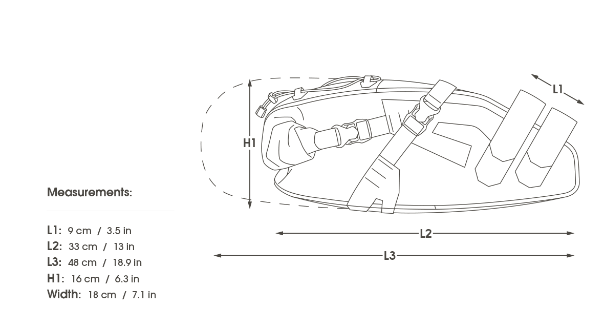 APIDURA EXPEIDITION SADDLE PACK 14 L Satteltasche Schwarz