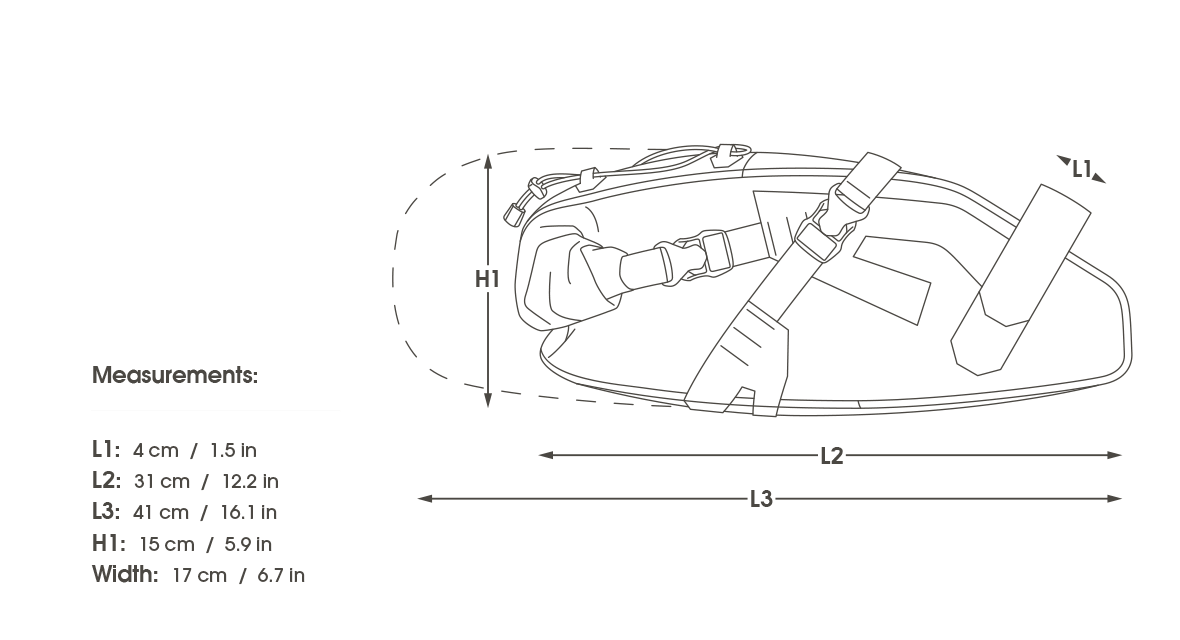 APIDURA EXPEDITION SADDLE PACK 9 L Satteltasche Schwarz