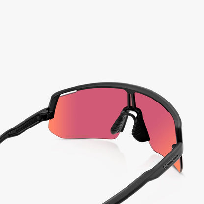 Brille SHIMANO TECHNIUM L CE-TCNL2 Schwarz Matt Glas Ridescape Road