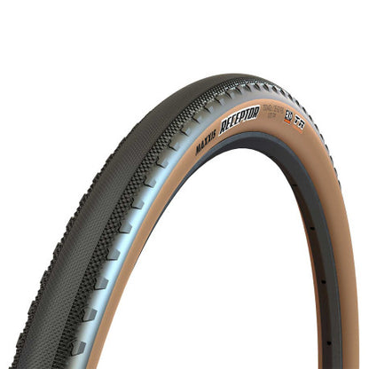 Reifen MAXXIS RECEPTOR 700x40c Dual Exo Tubeless Ready Faltbar Beige