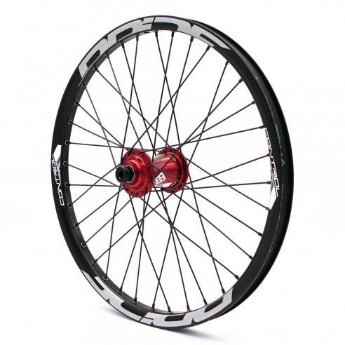 Laufrad-Paar PRIDE 20" (406mm) Control V1 Disc Achsen 20/10mm Rot