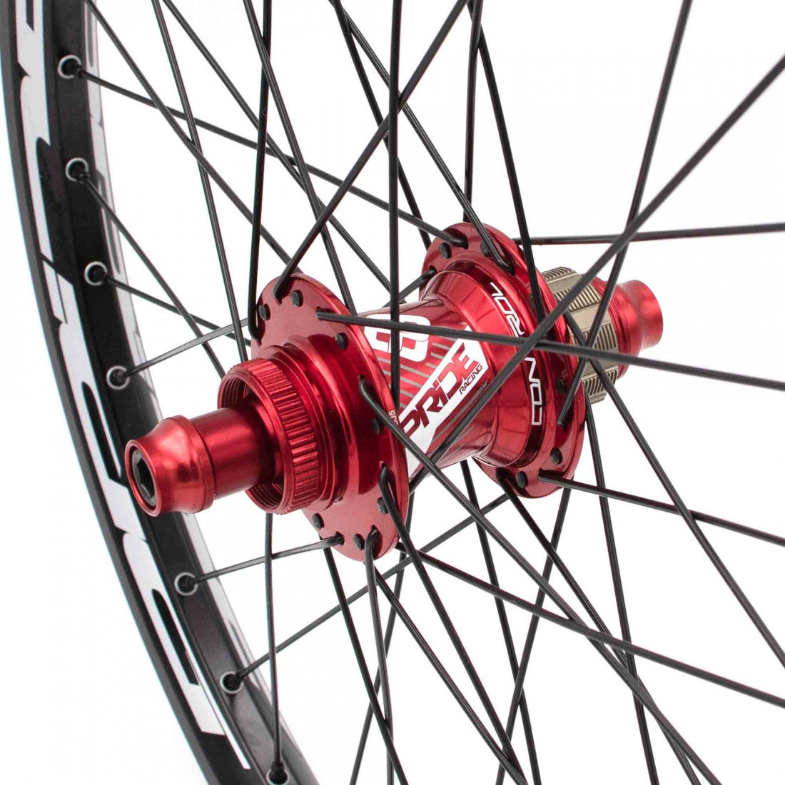 Laufrad-Paar PRIDE 20" (406mm) Control V1 Disc Achsen 20/10mm Rot
