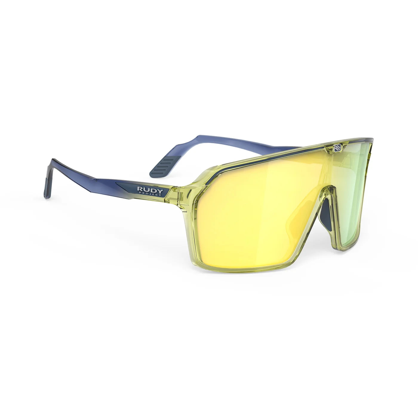 Brille RUDY PROJECT SPINSHIELD Crystal Blau Multilaser Yellow