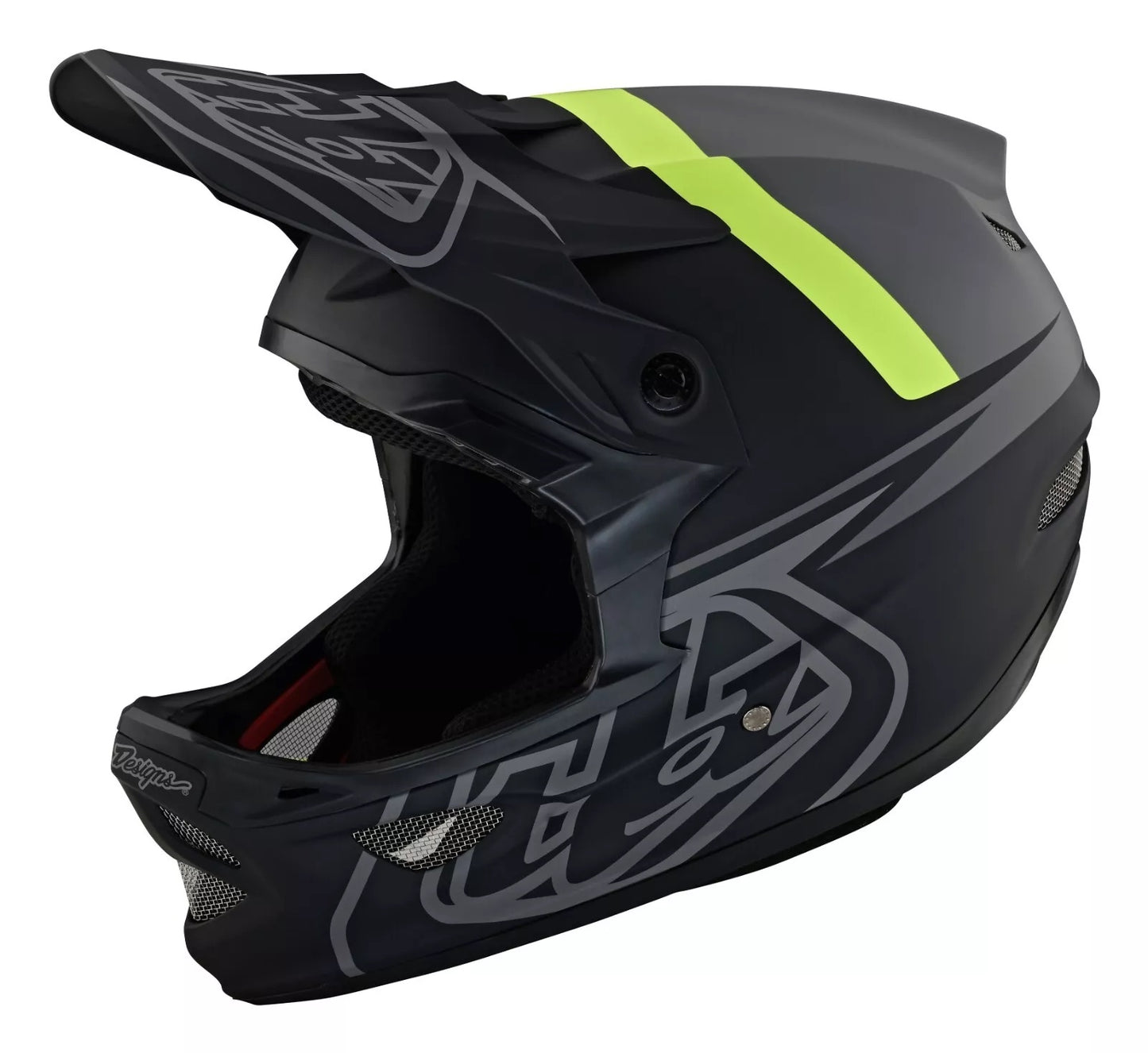 MTB-Helm TROY LEE DESIGNS D3 FIBERLITE Grau