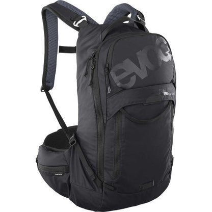 Rucksack mit Rückenprotektor EVOC TRAIL PRO BLACKLINE 16 L Schwarz