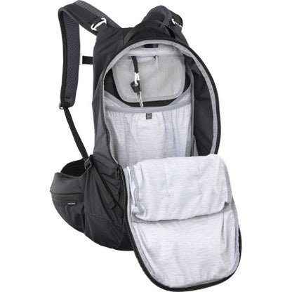Rucksack mit Rückenprotektor EVOC TRAIL PRO BLACKLINE 16 L Schwarz