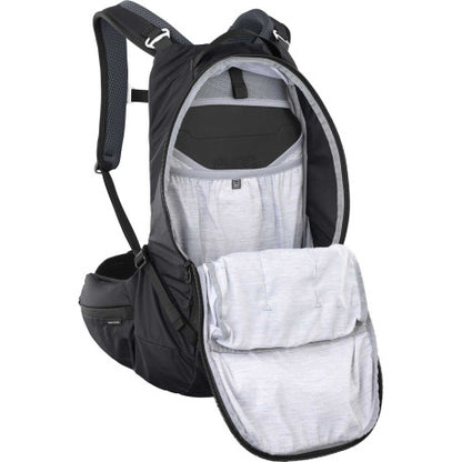 Rucksack mit Rückenprotektor EVOC TRAIL PRO BLACKLINE 16 L Schwarz
