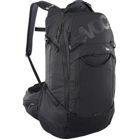 EVOC TRAIL PRO BLACKLINE 26 L Rucksack mit Rückenplatte Schwarz