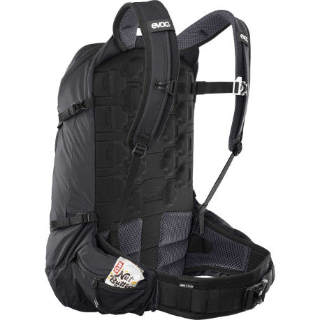 EVOC TRAIL PRO BLACKLINE 26 L Rucksack mit Rückenplatte Schwarz