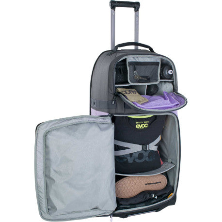 Reisetasche EVOC WORLD TRAVELLER 125 L Schwarz/Violett