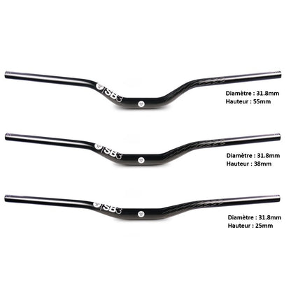 Lenker SB3 KROMA Rise 38mm 780mm Schwarz/Rot
